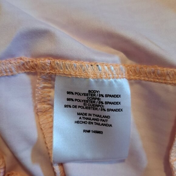 Turtles & Tees girls size XL polo shirt & skirt with modesty shorts pink & peach - Picture 5 of 10